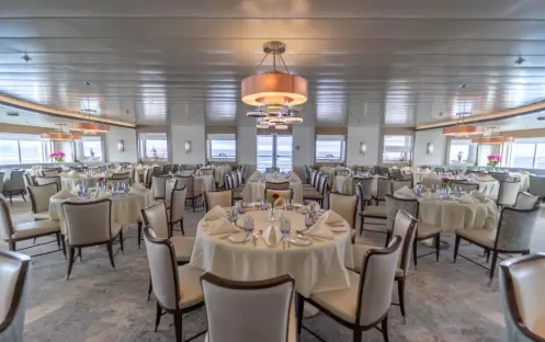 Aurora Expeditions Greg Mortimer Dining